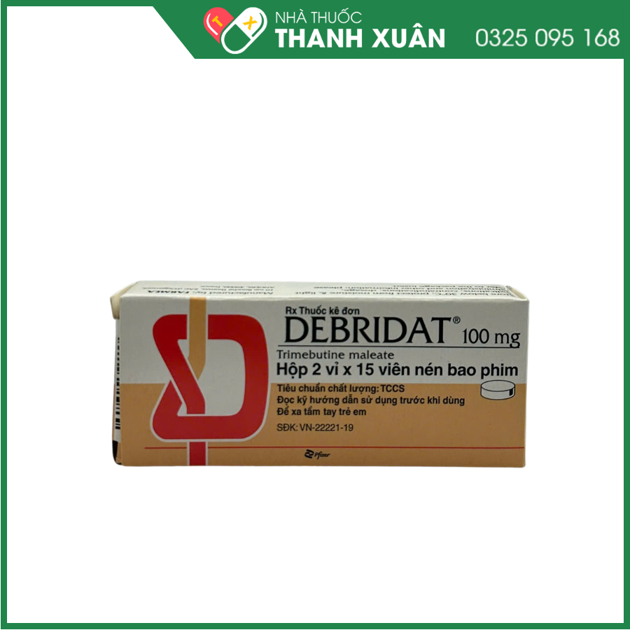 Thuốc Debridat điều trị rối loạn ống tiêu hóa